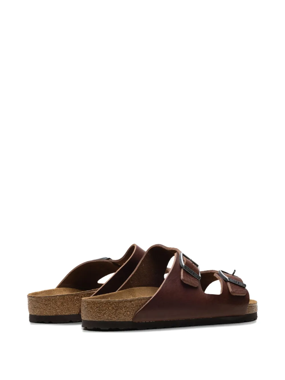 Birkenstock Arizona leather buckle sandals Brown