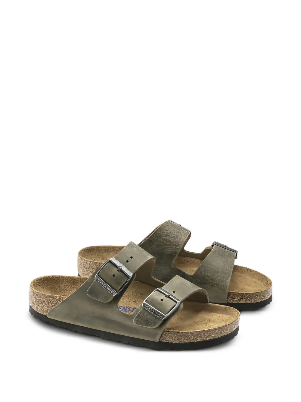 Birkenstock Arizona sandalen met voetbed Groen