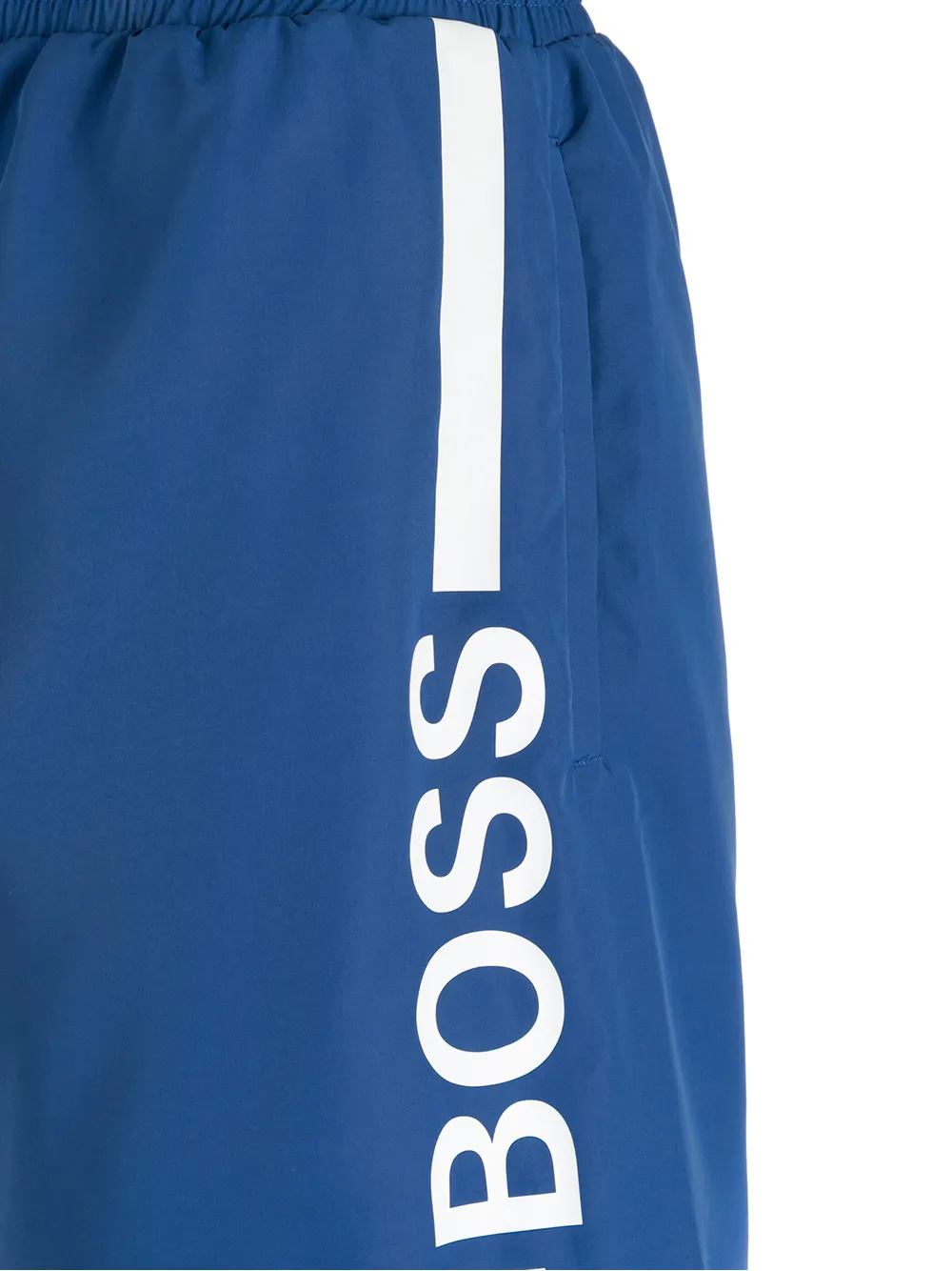 BOSS Zwembroek met logo Blauw