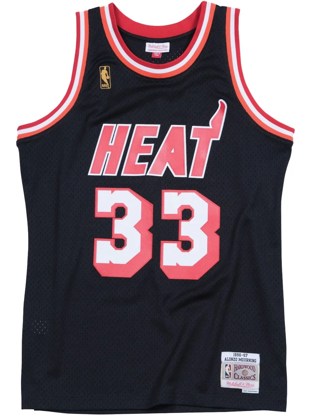 1996/97 Alonzo Mourning Miami Heat Swingman jersey