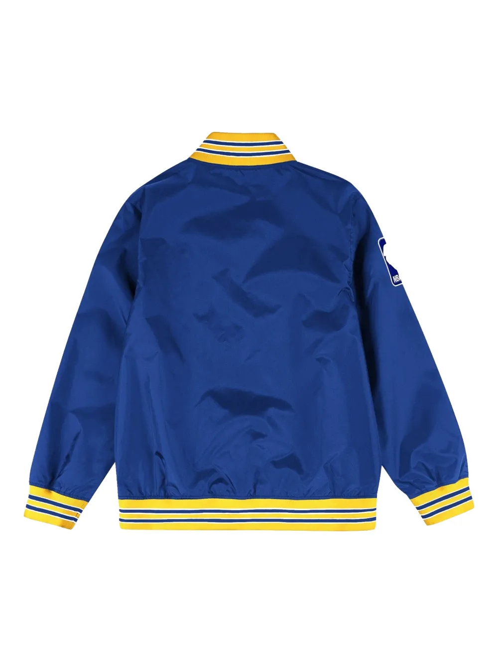 Mitchell & Ness Golden State Warriors "Hardwood Warmup" sweatshirt Blauw