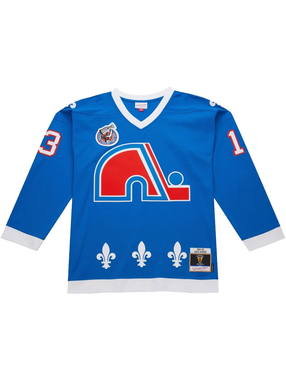 NHL Dark "Nordiques 1992 Mats Sundin" jersey