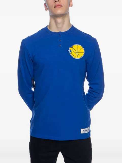 Mitchell & Ness henley basketball-logo T-shirt
