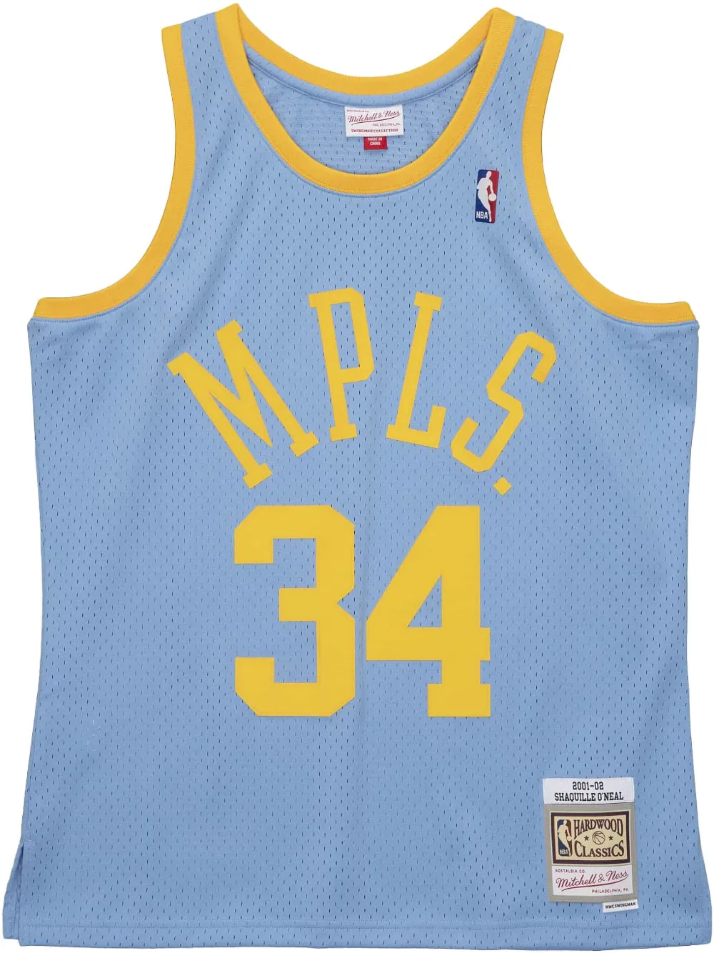 Mitchell & Ness suéter Shaquille O'Neal Los Angeles Lakers Authentic Player 2001/02 | azul | Image 1