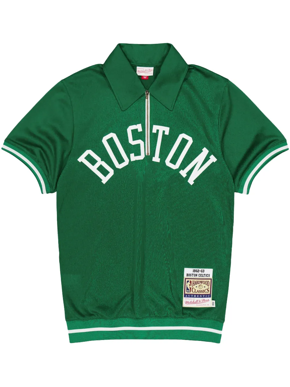 Mitchell & Ness NBA Shooting "Boston Celtics 1962-63" ポロシャツ - グリーン Mitchell & Ness NBA Shooting "Boston Celtics 1962-63" ポロシャツ - グリーン