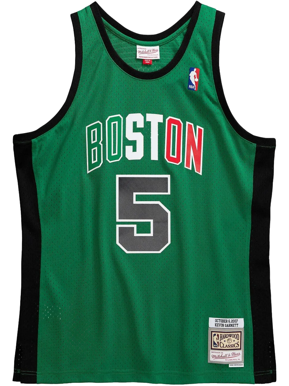 Mitchell & Ness 2007/08 Kevin Garnett Kelly Boston Celtics swingman replica jersey | Green | Image 1
