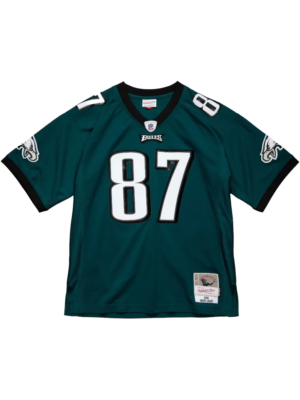Mitchell & Ness 2009 Brent Celek Philadelphia Eagles Legacy Player jersey | Green | Image 1