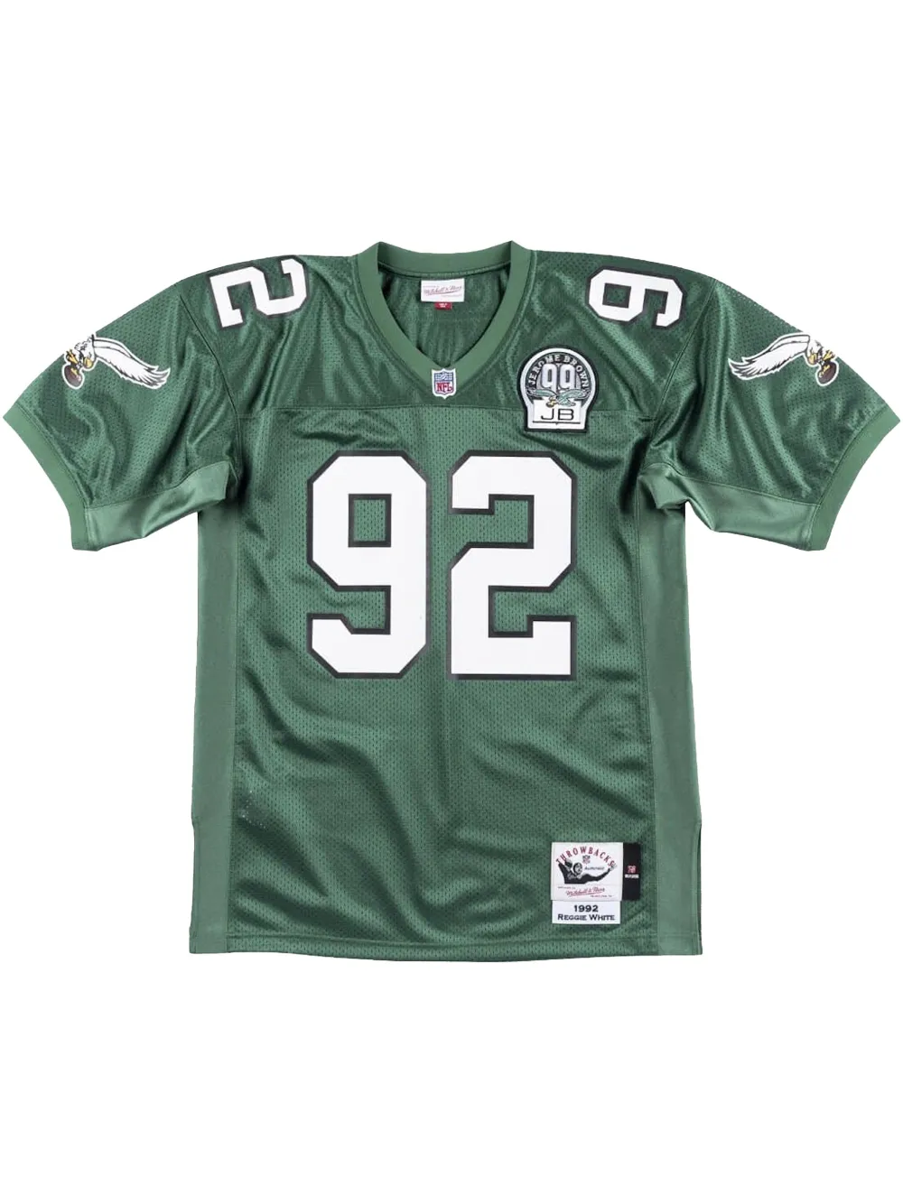 Mitchell & Ness Philadelphia Eagles 1992 Reggie White authentic jersey Groen