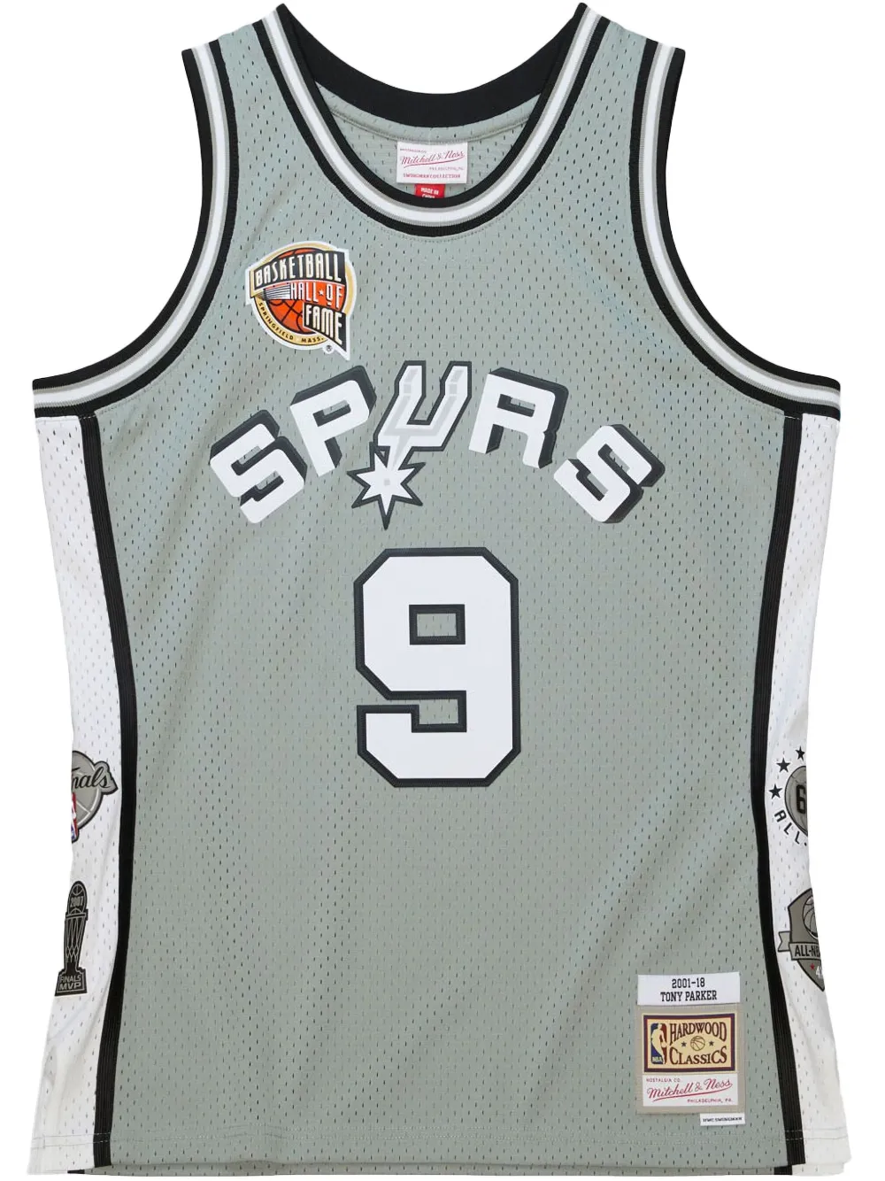 Mitchell & Ness NBA Swingman "Spurs Tony Parker" jersey | Grey | Image 1