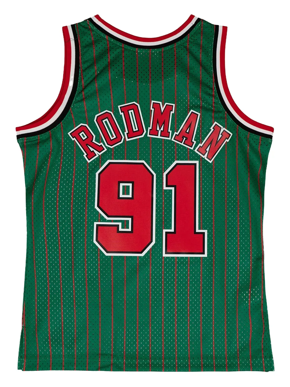 Mitchell & Ness x NBA Swingman "Jersey Bulls 1995 Dennis Rodman" tank top Groen