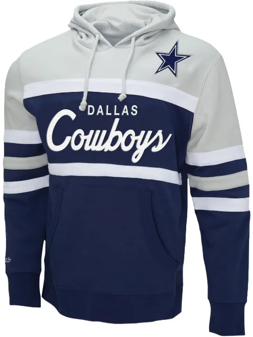 Hoodie NFL Head Coach Cowboys 'Grey/Royal' - Mitchell & Ness - Modalova