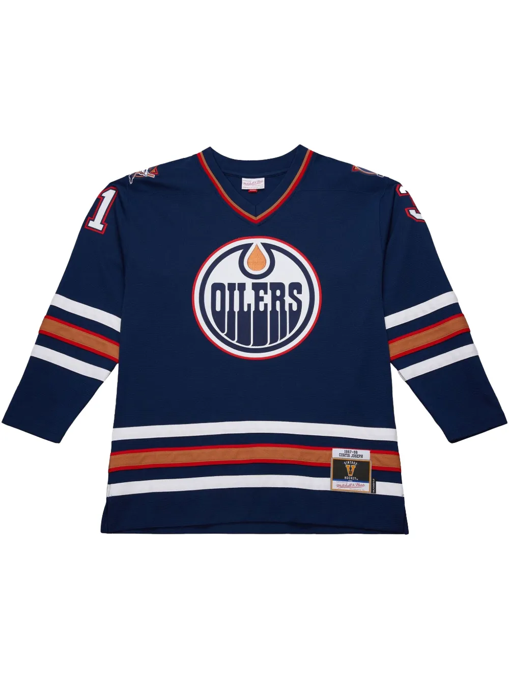 Mitchell & Ness Edmonton Oilers 1997-1998 Curtis Joseph Power Play Mitchell & Ness Edmonton Oilers 1997-1998 Curtis Joseph Power Play