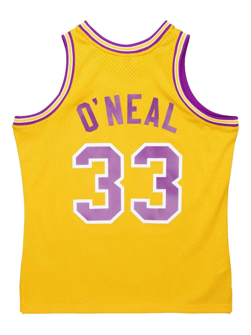 mitchell&ness Mitchell & Ness 1990/91 Shaquille O'Neal LSU Tigers Swingman Player jersey - Geel