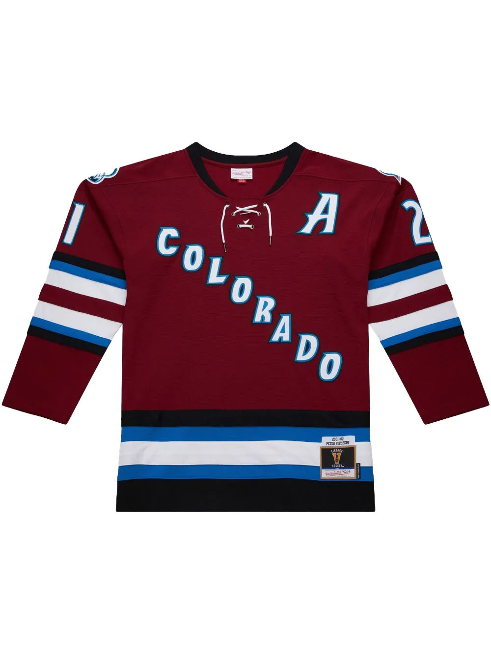 Mitchell & Ness suéter NHL Dark Alternate Avalanche 2001 Peter Forsberg | rojo | Image 1