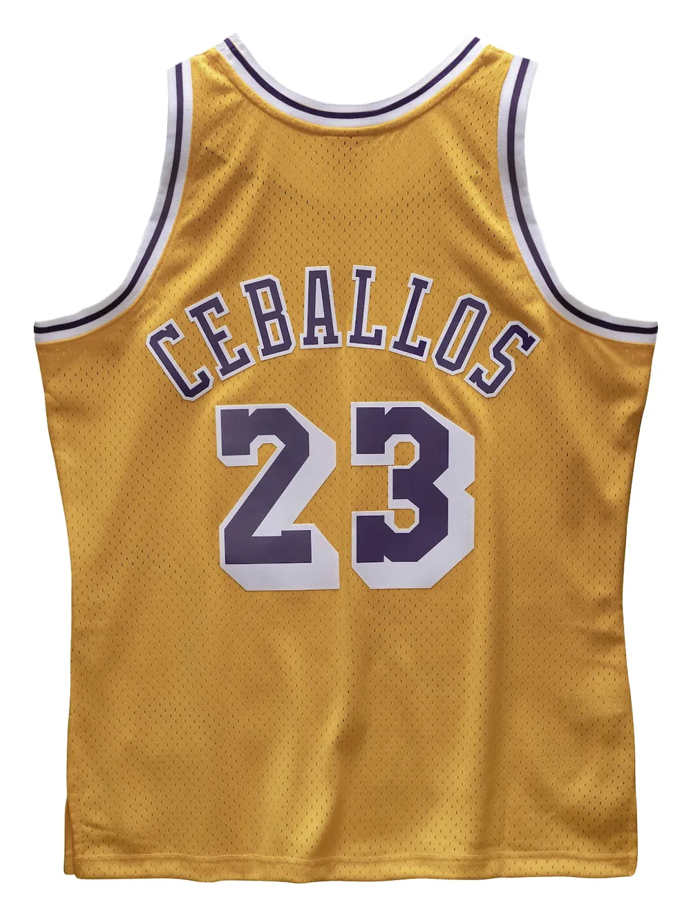 mitchell&ness Mitchell & Ness 1994/95 Hardwood Classics Cedric Ceballos Los Angeles Lakers swingman jersey - Geel