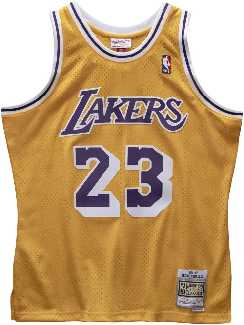 Maillot 1994/95 Hardwood Classics Cedric Ceballos Los Angeles Lakers - Mitchell & Ness - Modalova
