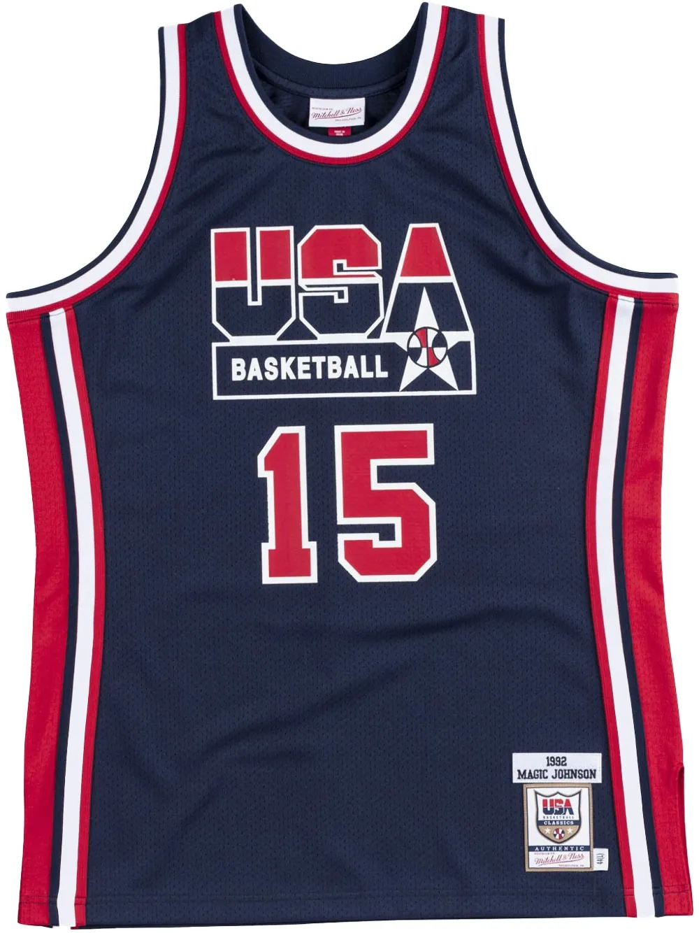 Mitchell & Ness suéter Authentic Team USA 1992 Magic Johnson | azul | Image 1