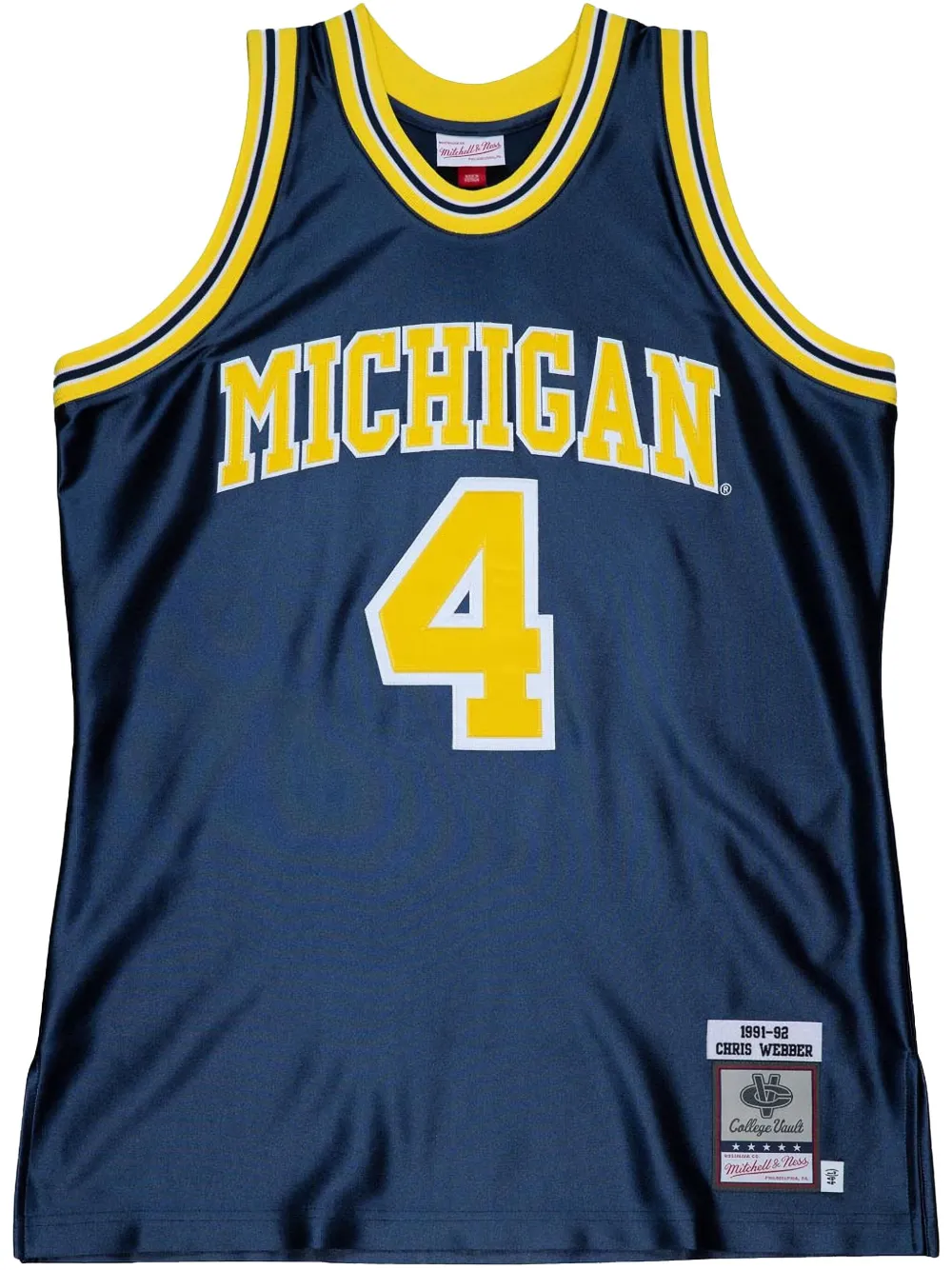 Mitchell & Ness jersey Chris Webber Michigan Wolverines Alumni Authentic 1991-92 | azul | Image 1