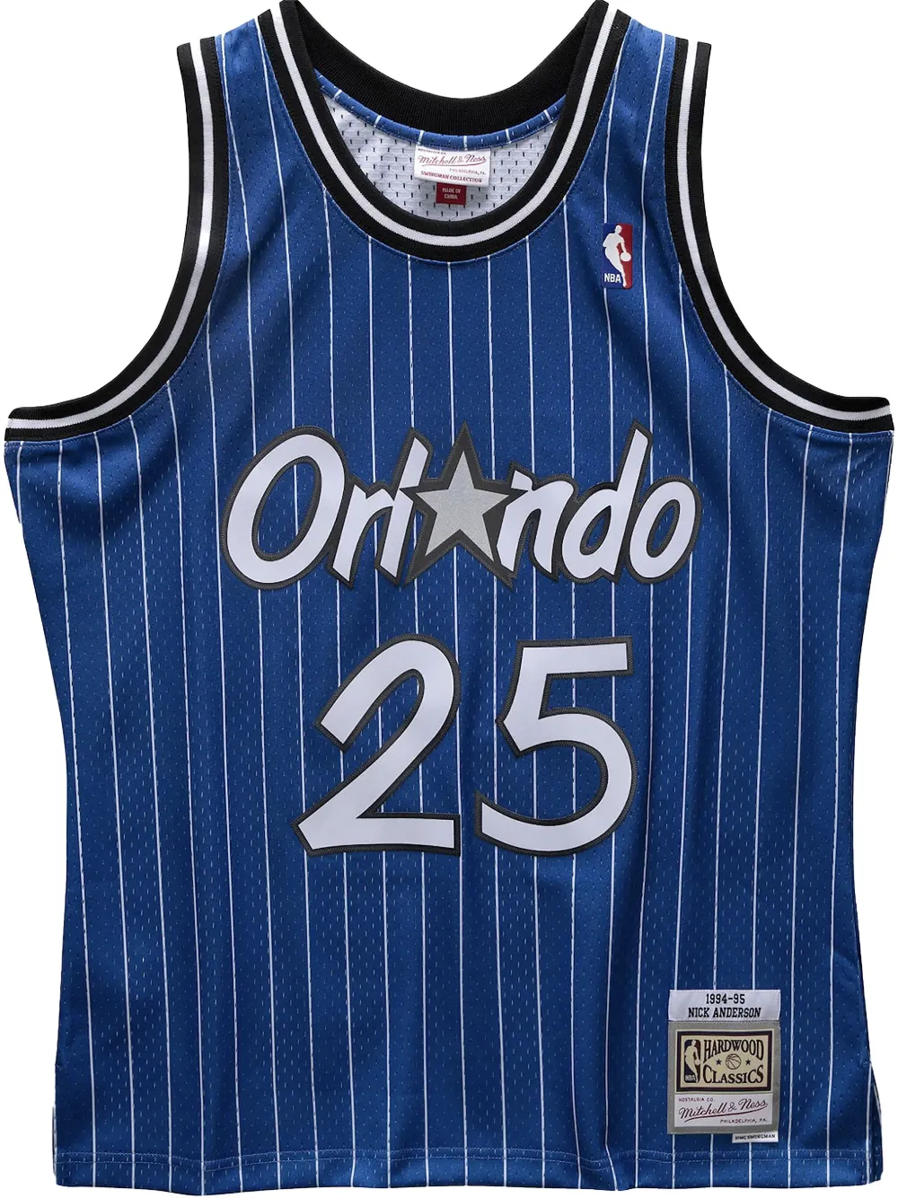 Mitchell & Ness 2003/04 Nick Anderson Orlando Magic swingman jersey | Blue | Image 1