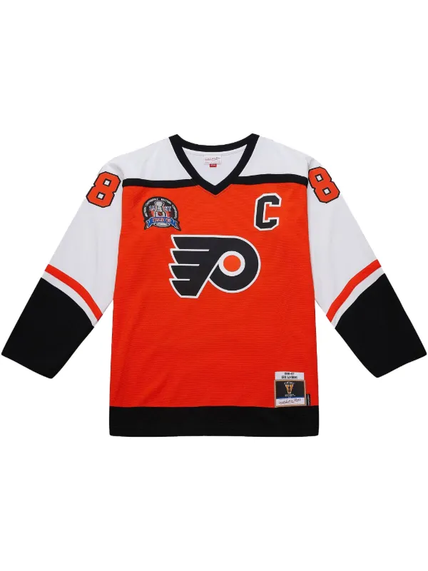 Mitchell Ness Philadelphia Flyers 1996/97 Eric Lindros Jersey Orange  FARFETCH IN