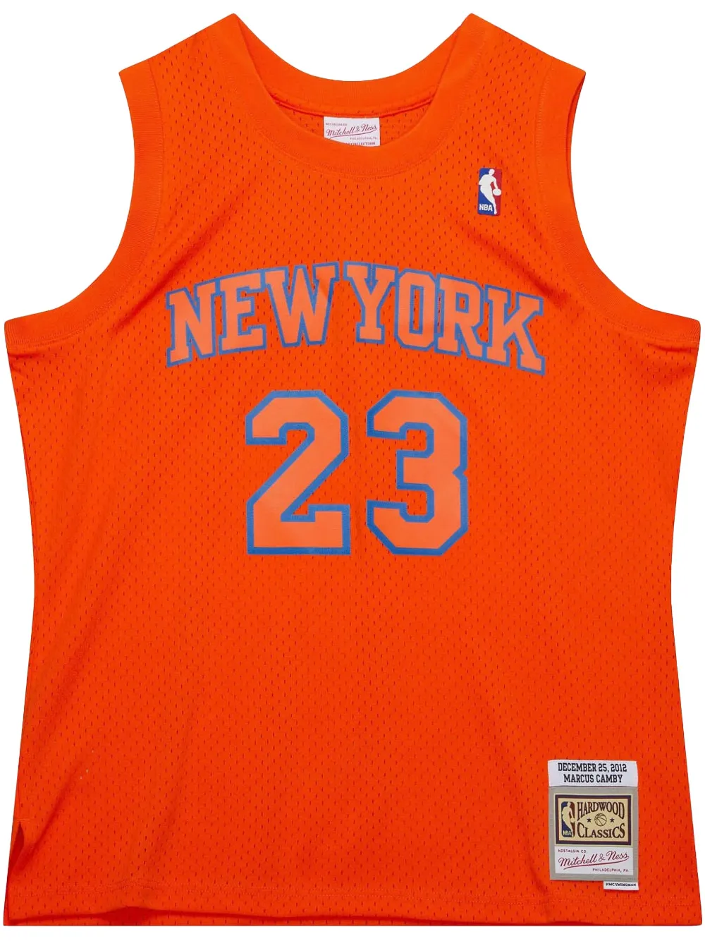 NBA "Christmas Day Knicks 2012 Marcus Camby" jersey