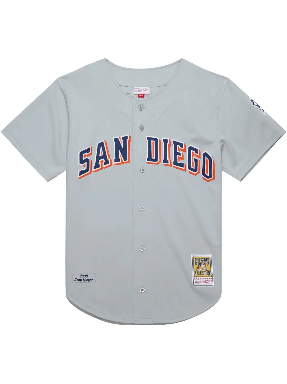 Mitchell & Ness San Diego Padres 1999 Tony Gwynn authentic jersey Grijs
