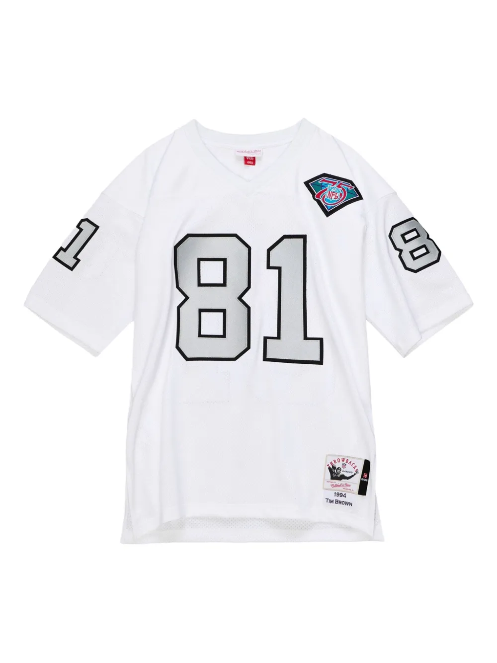 Mitchell & Ness Raiders 1994 Tim Brown ジャージ - ホワイト Mitchell & Ness Raiders 1994 Tim Brown ジャージ - ホワイト
