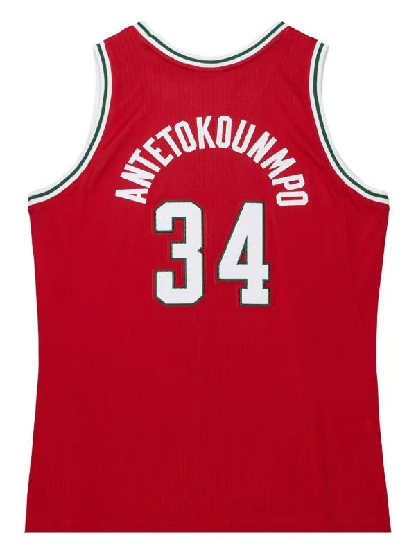 Canotta Bucks Giannis Canotta Milwaukee Mitchell Ness T-shirt NBA