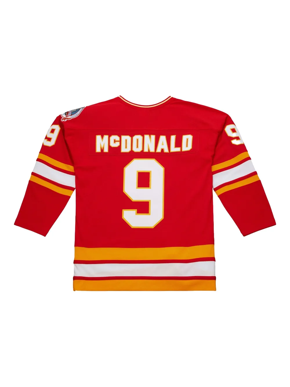 Mitchell & Ness NHL Dark "Flames 1988 Lanny McDonald" jersey Rood