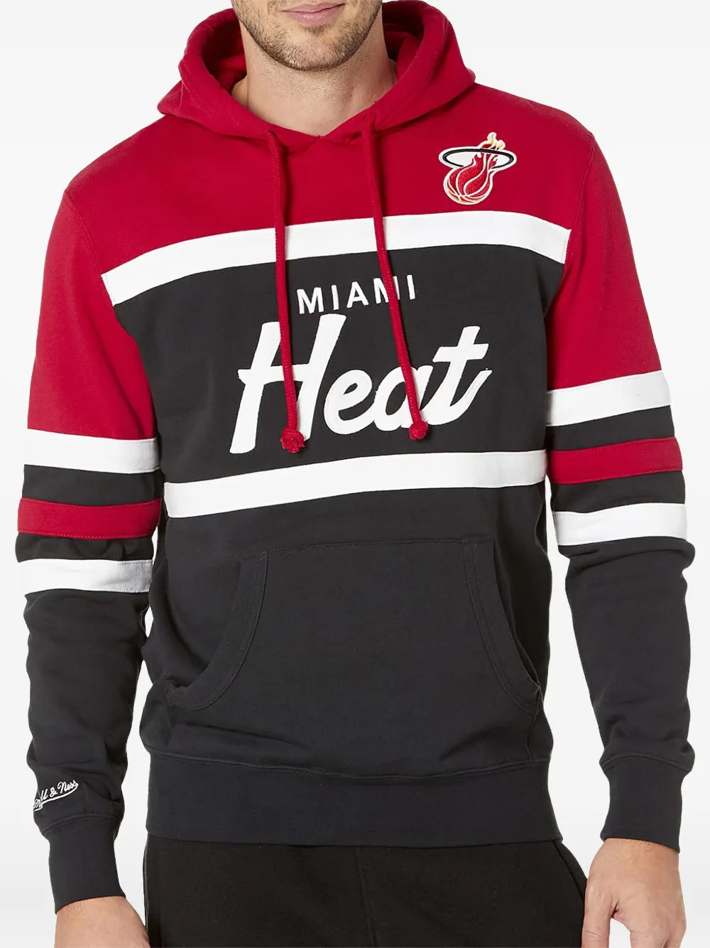 Mitchell & Ness NBA Miami Heat Head Coach パーカー - レッド Mitchell & Ness NBA Miami Heat Head Coach パーカー - レッド