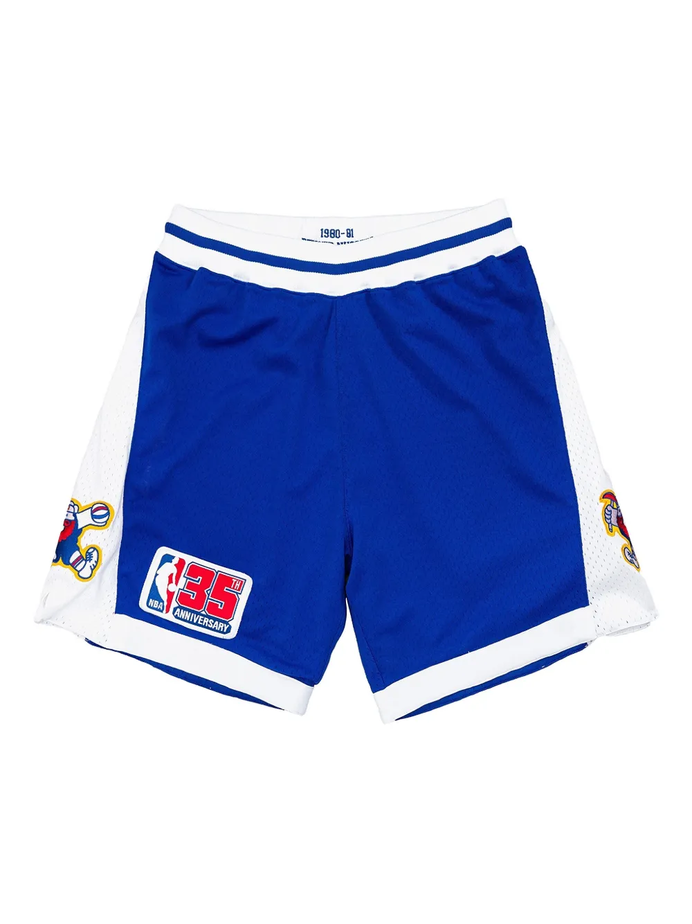 Mitchell & Ness Denver Nuggets 35th anniversary shorts Blauw