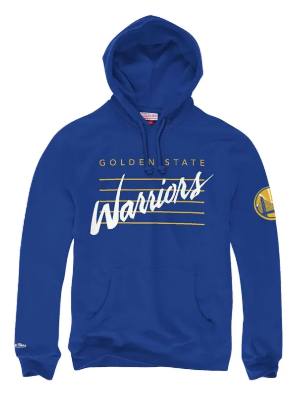 Mitchell & Ness NBA Golden State Warriors パーカー | ブルー