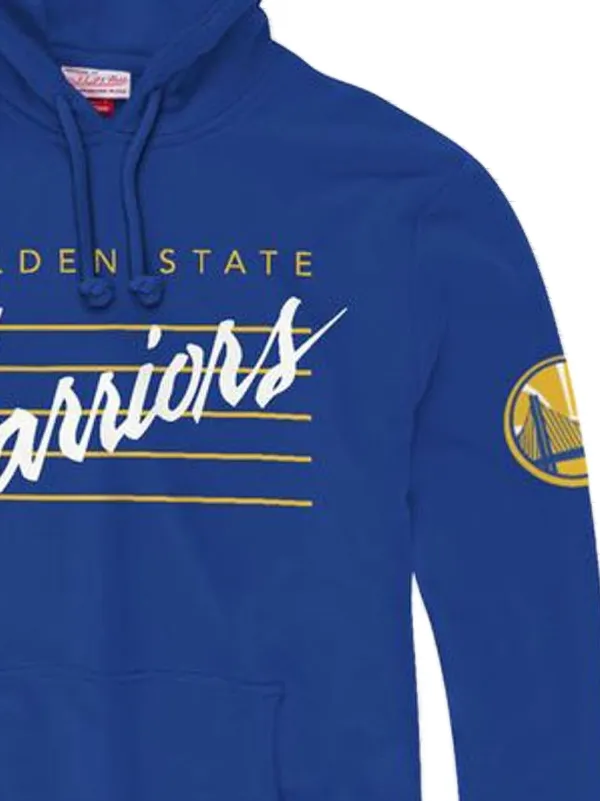 Mitchell Ness Hoodie NBA Golden State Warriors Bleu FARFETCH FR