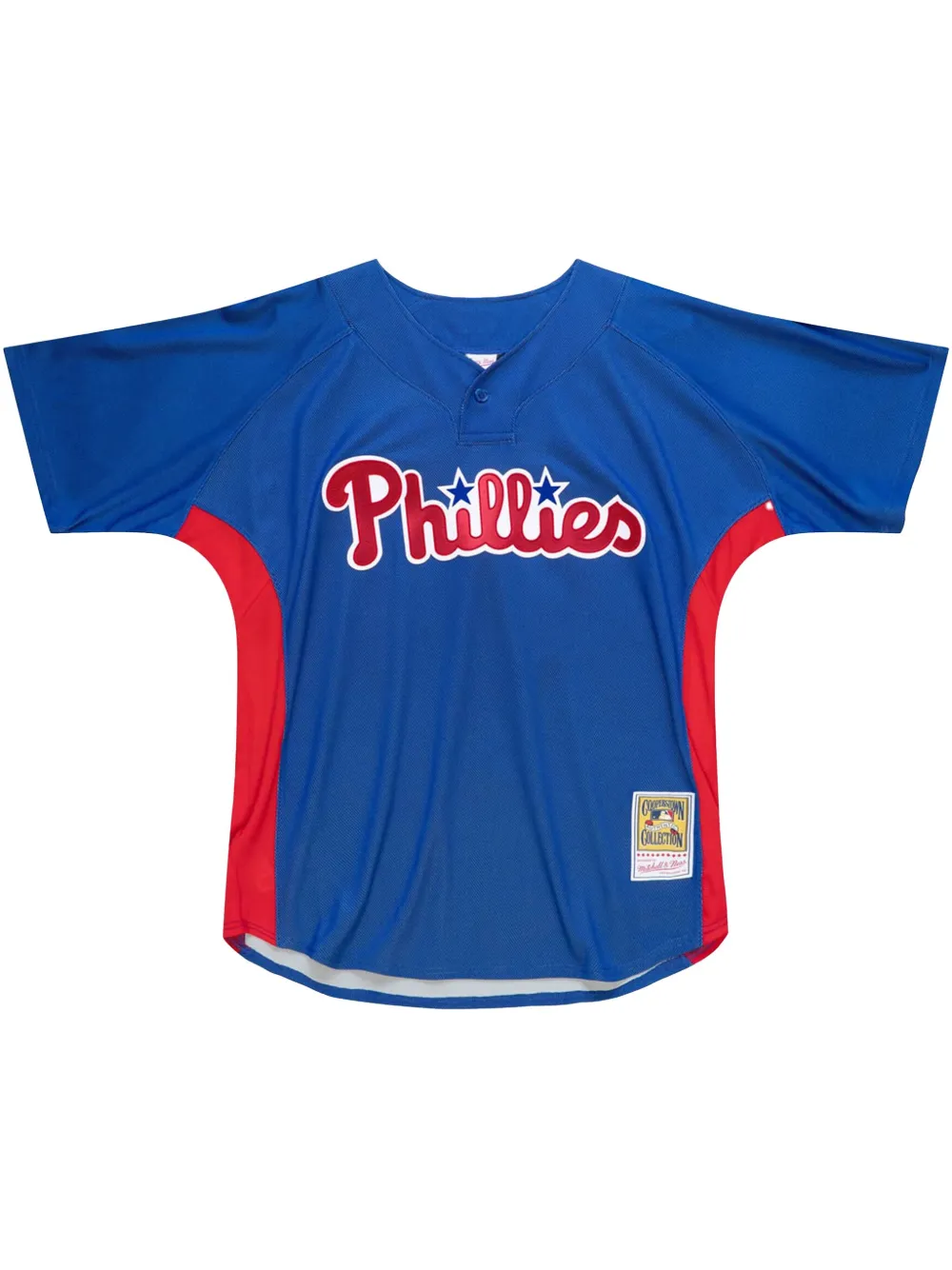 Mitchell & Ness MLB Batting "Phillies 2010 Roy Halladay" ジャージ - ブルー Mitchell & Ness MLB Batting "Phillies 2010 Roy Halladay" ジャージ - ブルー