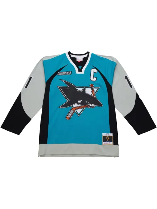 T-shirt NHL Jersey Sharks 1999 Owen Nolan 'Teal' - Mitchell & Ness - Modalova