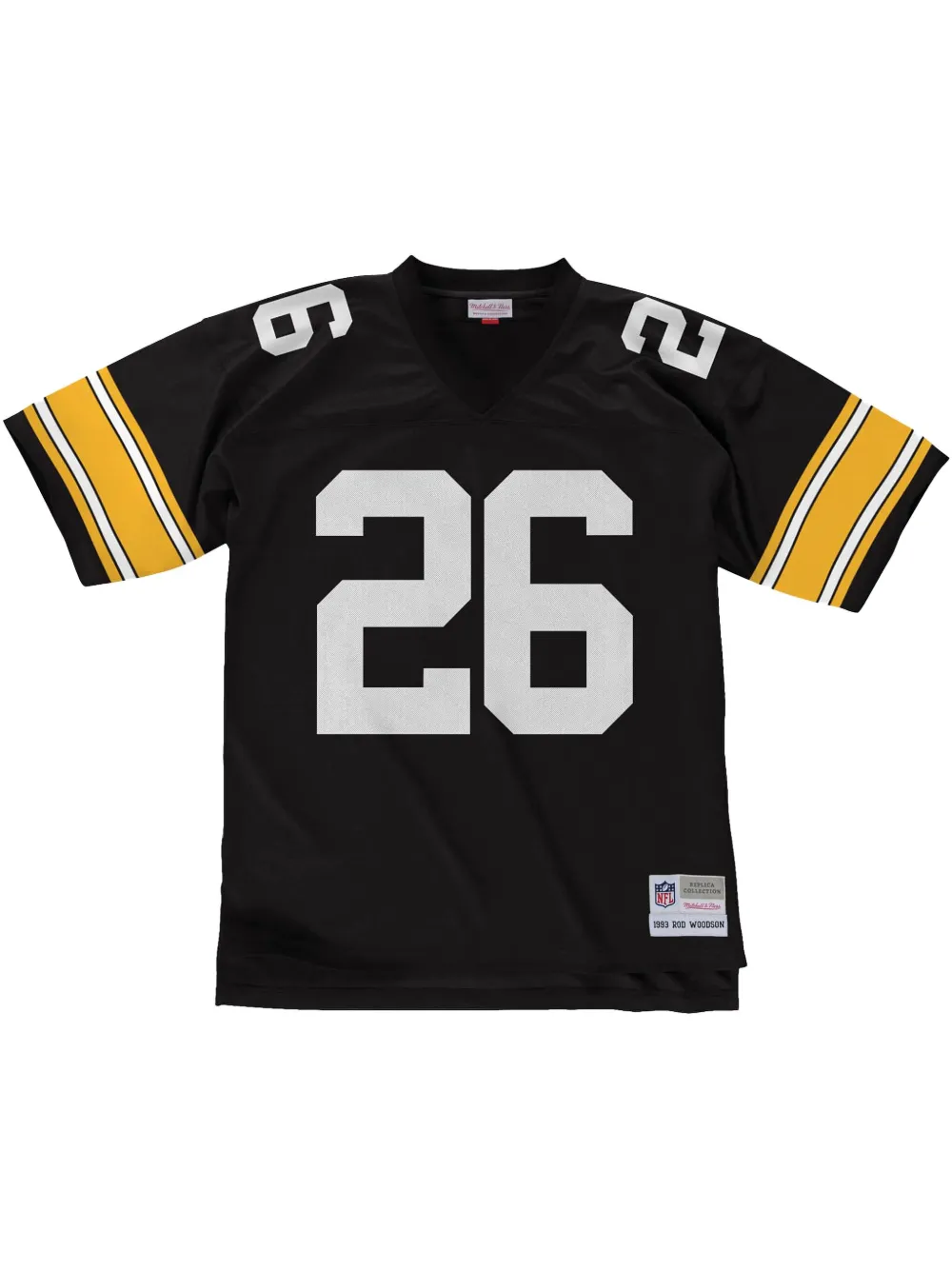 Mitchell & Ness NFL Legacy "Steelers 1993 Rod Woodson" Tシャツ - YELLOW Mitchell & Ness NFL Legacy "Steelers 1993 Rod Woodson" Tシャツ - YELLOW