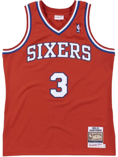 Mitchell & Ness Authentic 76ERS 02-03 Allen Iverson "Victory Red" jersey