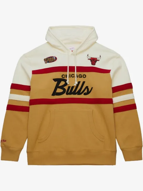 Mitchell & Ness Felpa con cappuccio NBA Head Coach Bulls "Tan/Cream"