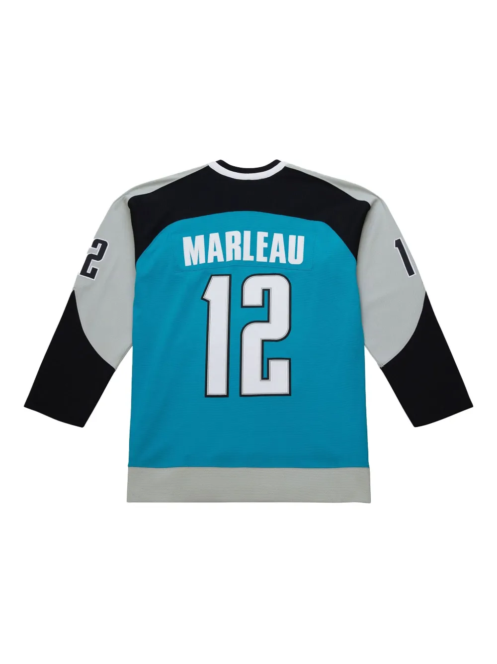Mitchell & Ness NHL Sharks 2003 Patrick Marleau "Teal" jersey Blauw