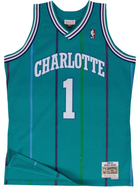 Mitchell & Ness NBA Authentic "Hornets 1992 Muggsy Bogues" jersey