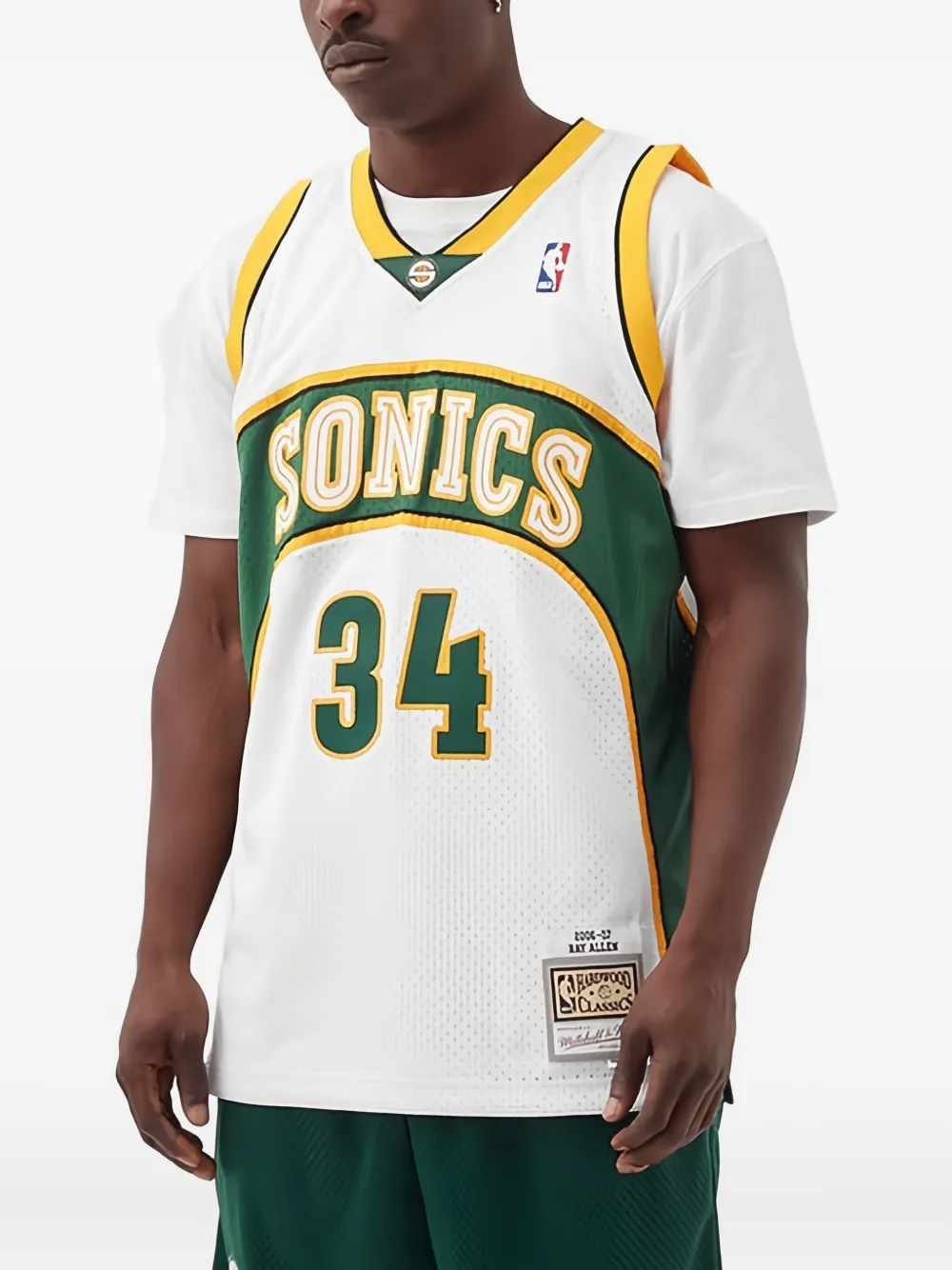 Mitchell & Ness Nba Swingman Jersey 'seattle Supersonics - Ray Allen 2006-07' In Multi