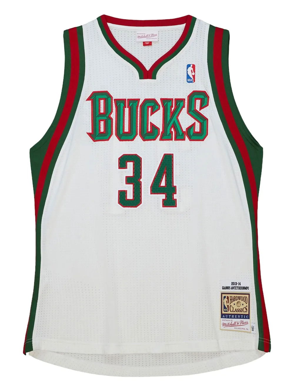 Mitchell & Ness Bucks 2013 Giannis Antetokounmpo jersey - ホワイト Mitchell & Ness Bucks 2013 Giannis Antetokounmpo jersey - ホワイト
