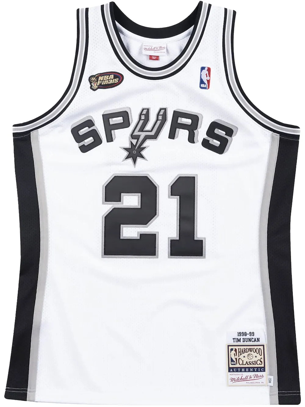 Mitchell & Ness NBA Authentic "Spurs 1998 Tim Duncan" jersey | White | Image 1