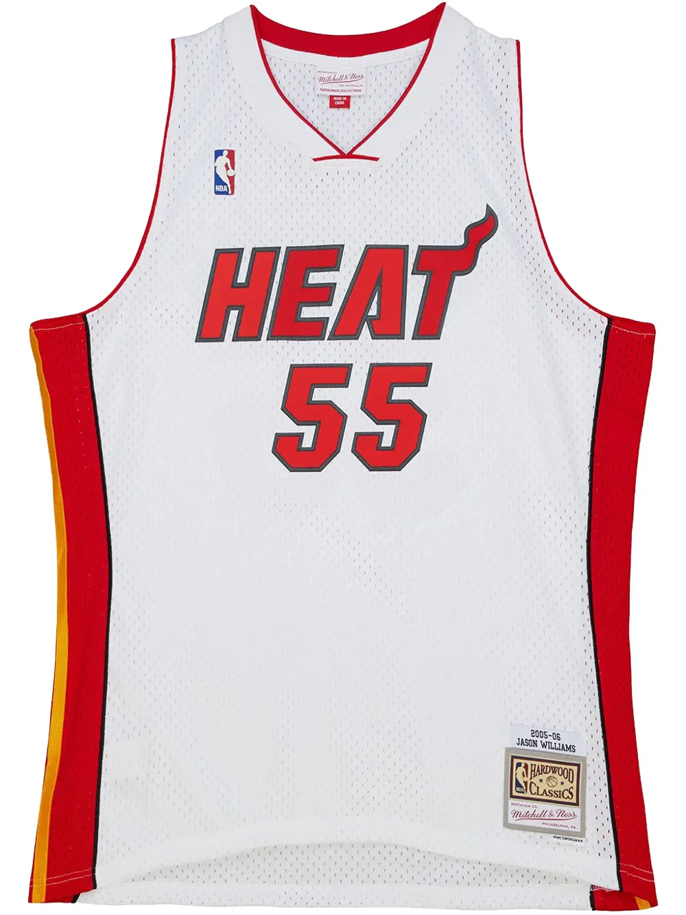 Mitchell & Ness maillot NBA 'Heat 2005 Jason Williams' | blanc | Image 1