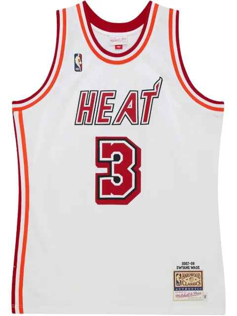 Mitchell & Ness 1996/97 Hardwood Classics Dwyane Wade Miami Heat "White" authentic jersey