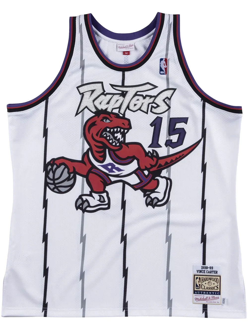 Mitchell & Ness NBA Authentic "Toronto Raptors 1998 Vince Carter" jersey | White | Image 1