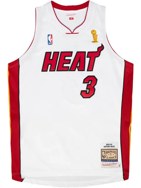 Mitchell & Ness 2005/06 NBA Finals Dwyane Wade Miami Heat "White" jersey