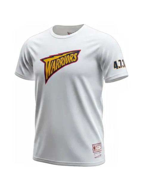 Mitchell & Ness  playera de logo NBA Golden State Warriors