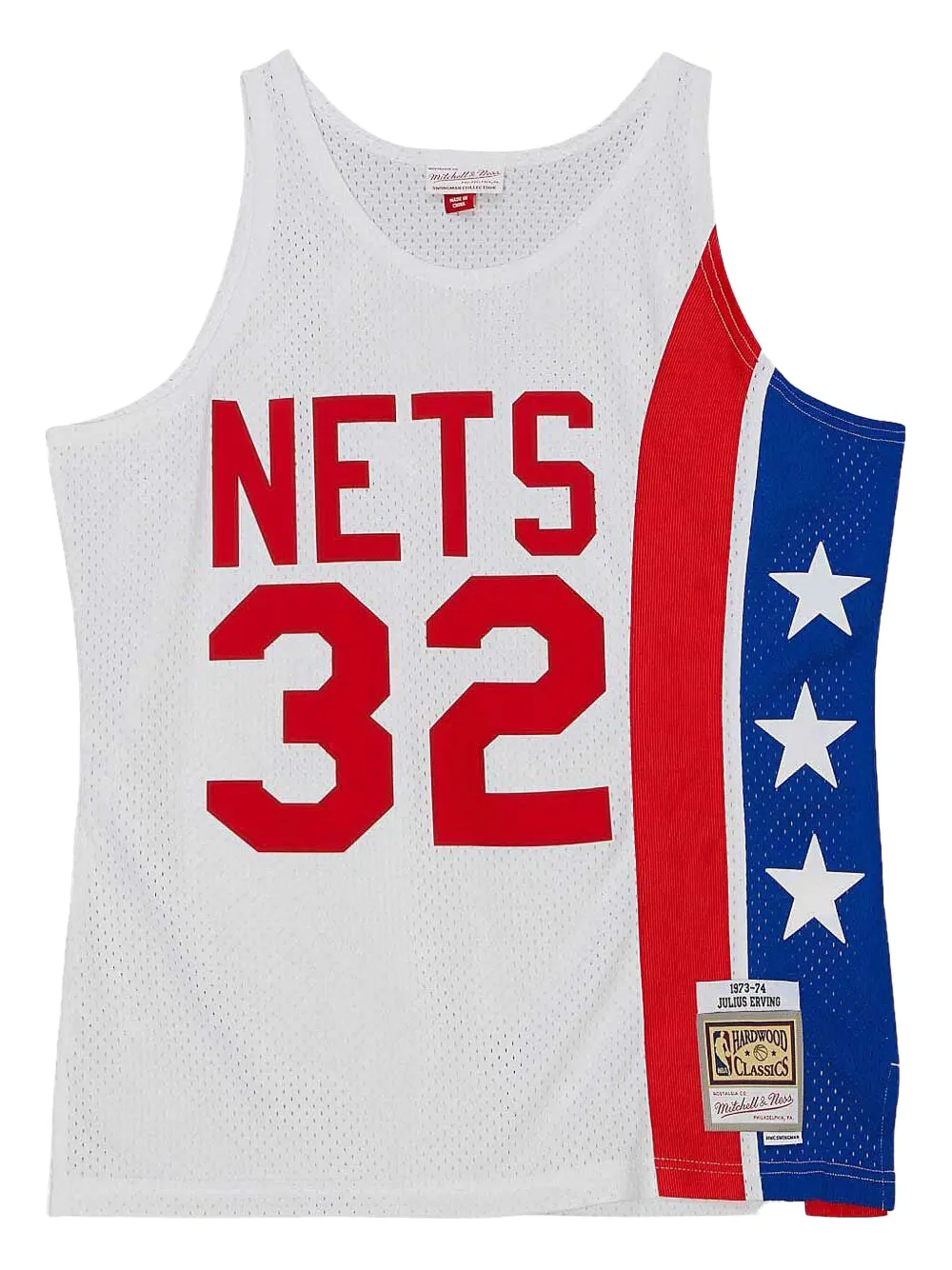 NBA Home "Nets 1973 Julius Erving" jersey