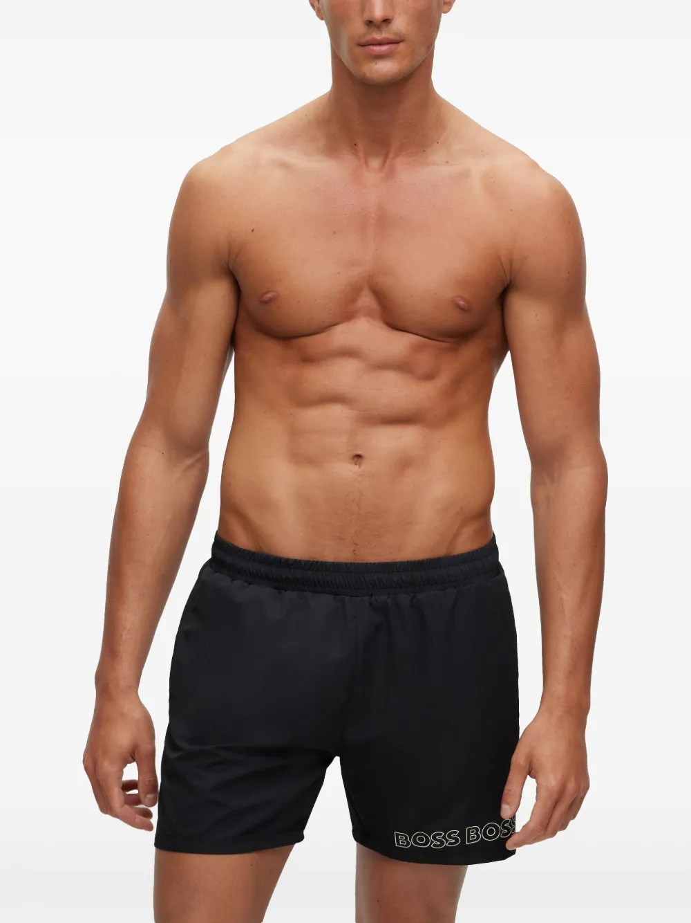 BOSS Dolphin Hoodie "BLACK" | Swim & Board Shorts | Image 2